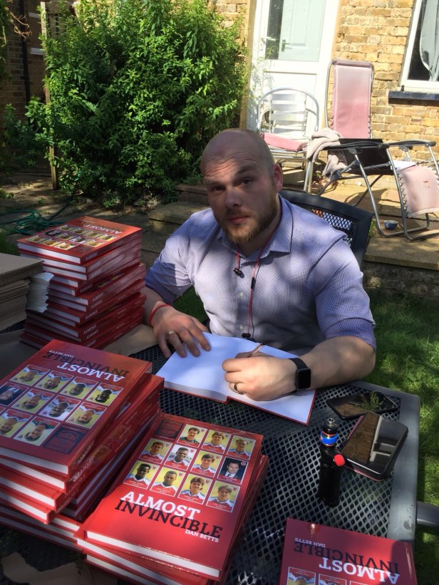 Signing my book! 